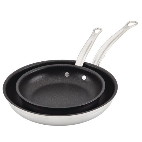 Set of Two TITUM NS Skillets: 8.5" Open Skillet & 11" Open Skillet